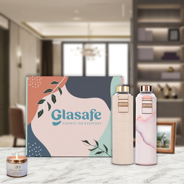 Glasafe Pure Sip Glass Bottle Hamper