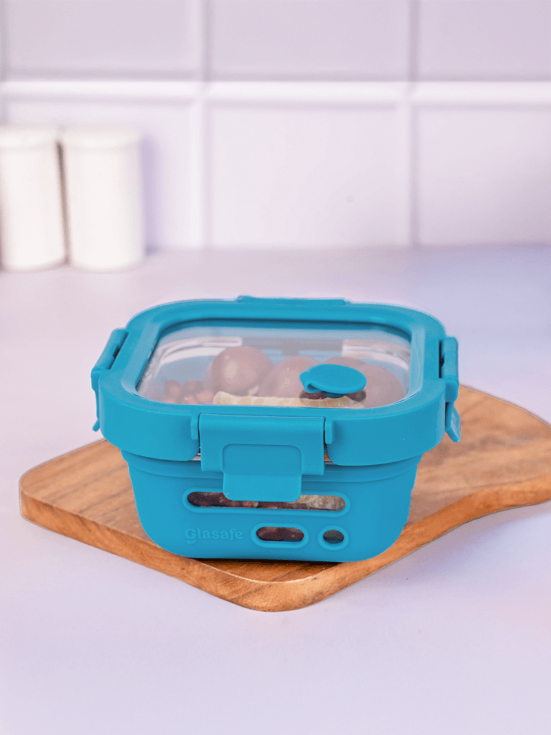 Glasafe borosilicate glass food container