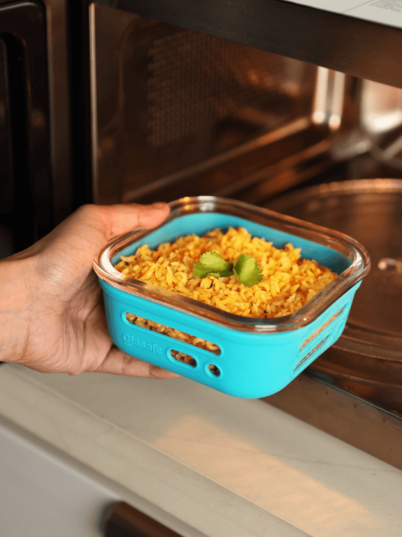 Glasafe microwave safe lunch box